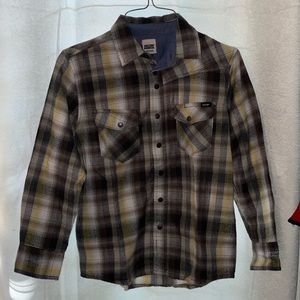 Volcom Workwear boys’ flannel button up